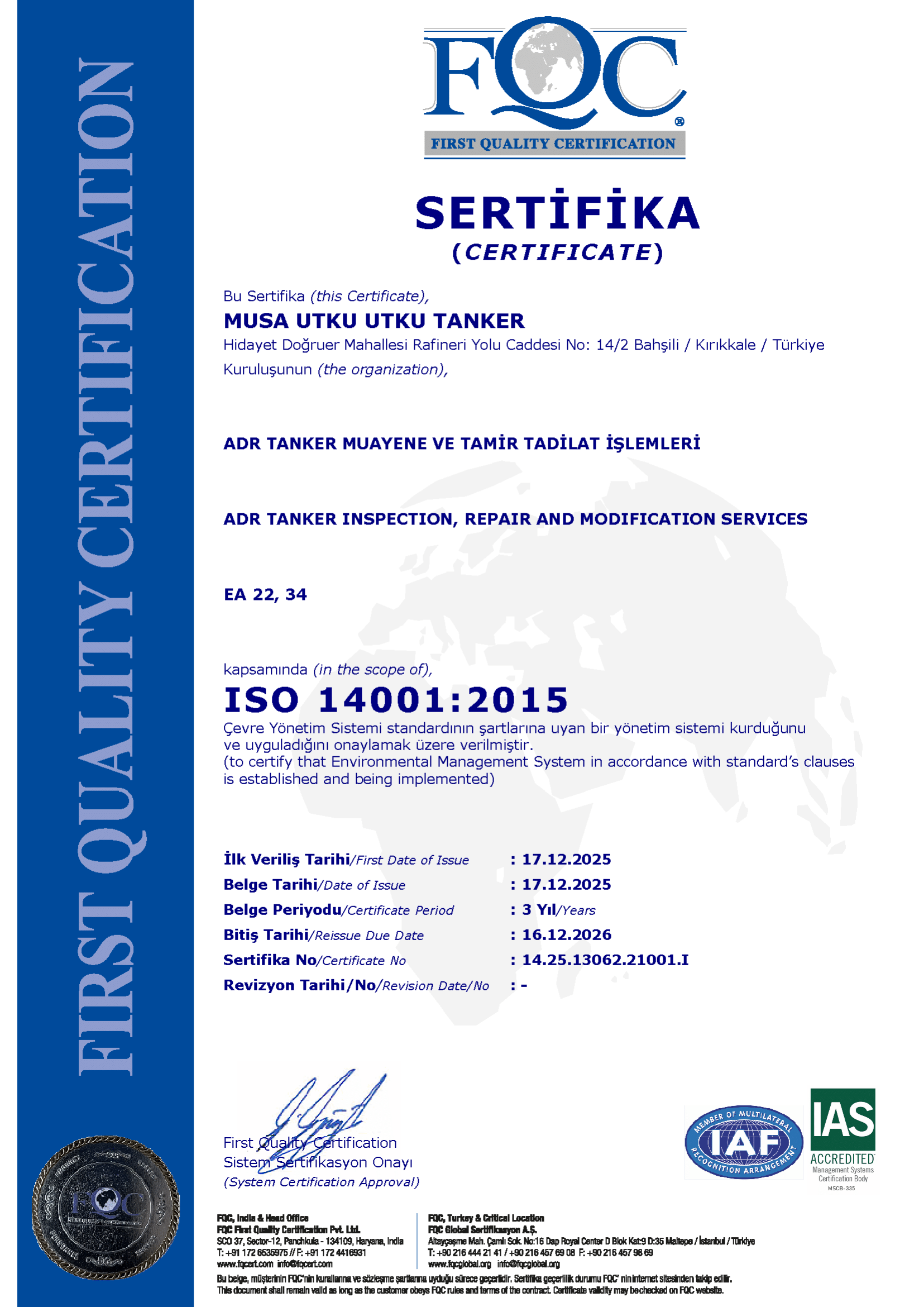 ISO 45001:2018